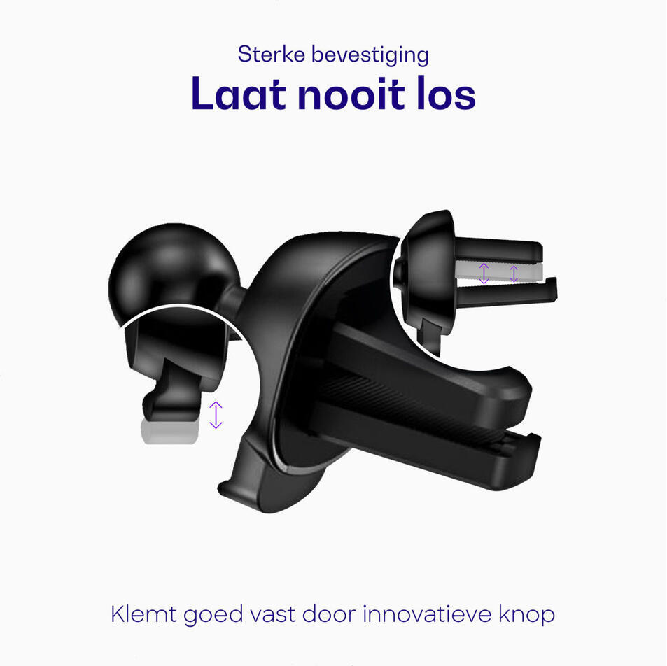 Buddi Way Universele Telefoonhouder Auto Ventilatierooster afbeelding 4