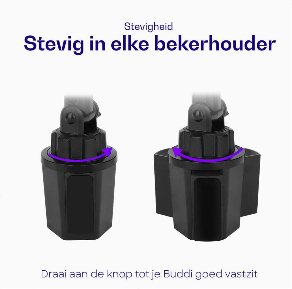 Buddi Way Universele Telefoonhouder Auto Bekerhouder afbeelding 5