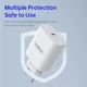 Duzonna T3 20W USB-C Snellader Power Delivery Adapter Fast Charge Wit afbeelding 5