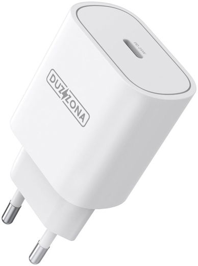 Duzonna T6 25W USB-C Snellader Power Delivery Adapter Fast Charge Wit afbeelding 1