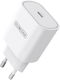 Duzonna T6 25W USB-C Snellader Power Delivery Adapter Fast Charge Wit afbeelding 1