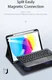 Dux Ducis Apple iPad 11 (2025) / 10.9 (2022) Hoes Bluetooth Toetsenbord Zwart afbeelding 3