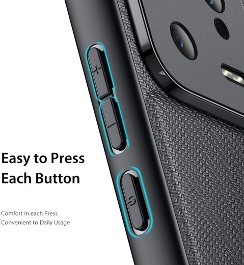 Dux Ducis Fino Xiaomi 13 Pro Hoesje Back Cover Zwart afbeelding 6