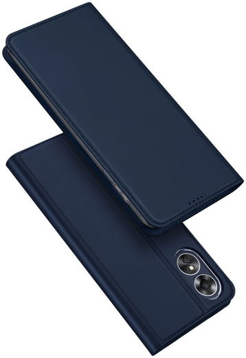 Dux Ducis Skin Pro Oppo A17 Hoesje Portemonnee Book Case Blauw afbeelding 4
