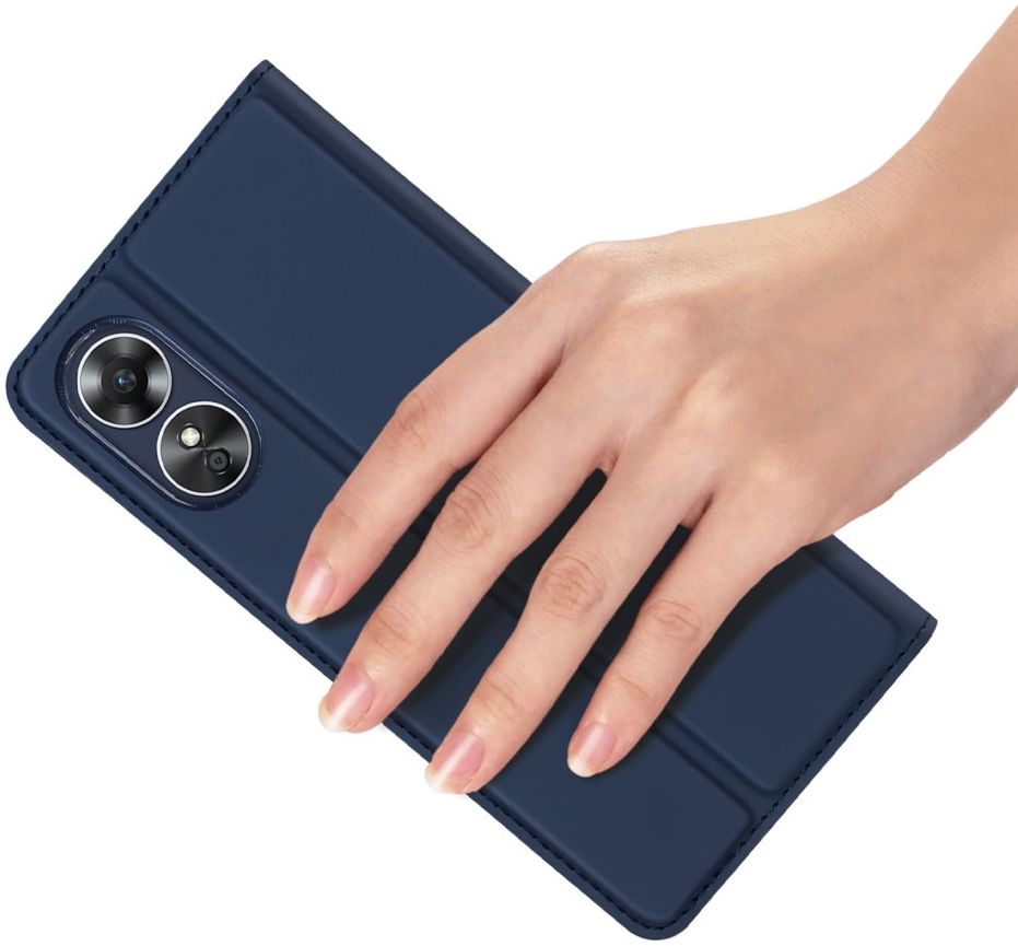 Dux Ducis Skin Pro Oppo A17 Hoesje Portemonnee Book Case Blauw afbeelding 8