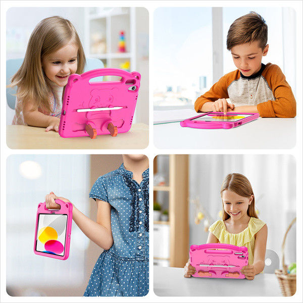 Dux Ducis Panda Apple iPad 11 (2025) / 10.9 (2022) Kinder Tablethoes Blauw afbeelding 2