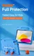 Dux Ducis Panda Apple iPad 11 (2025) / 10.9 (2022) Kinder Tablethoes Blauw afbeelding 7