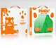 Dux Ducis Panda Apple iPad 10.9 (2022) Kinder Tablethoes Groen afbeelding 15