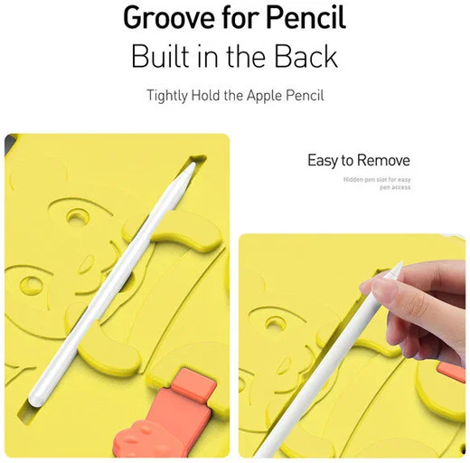 Dux Ducis Panda Apple iPad 10.9 (2022) Kinder Tablethoes Groen afbeelding 5
