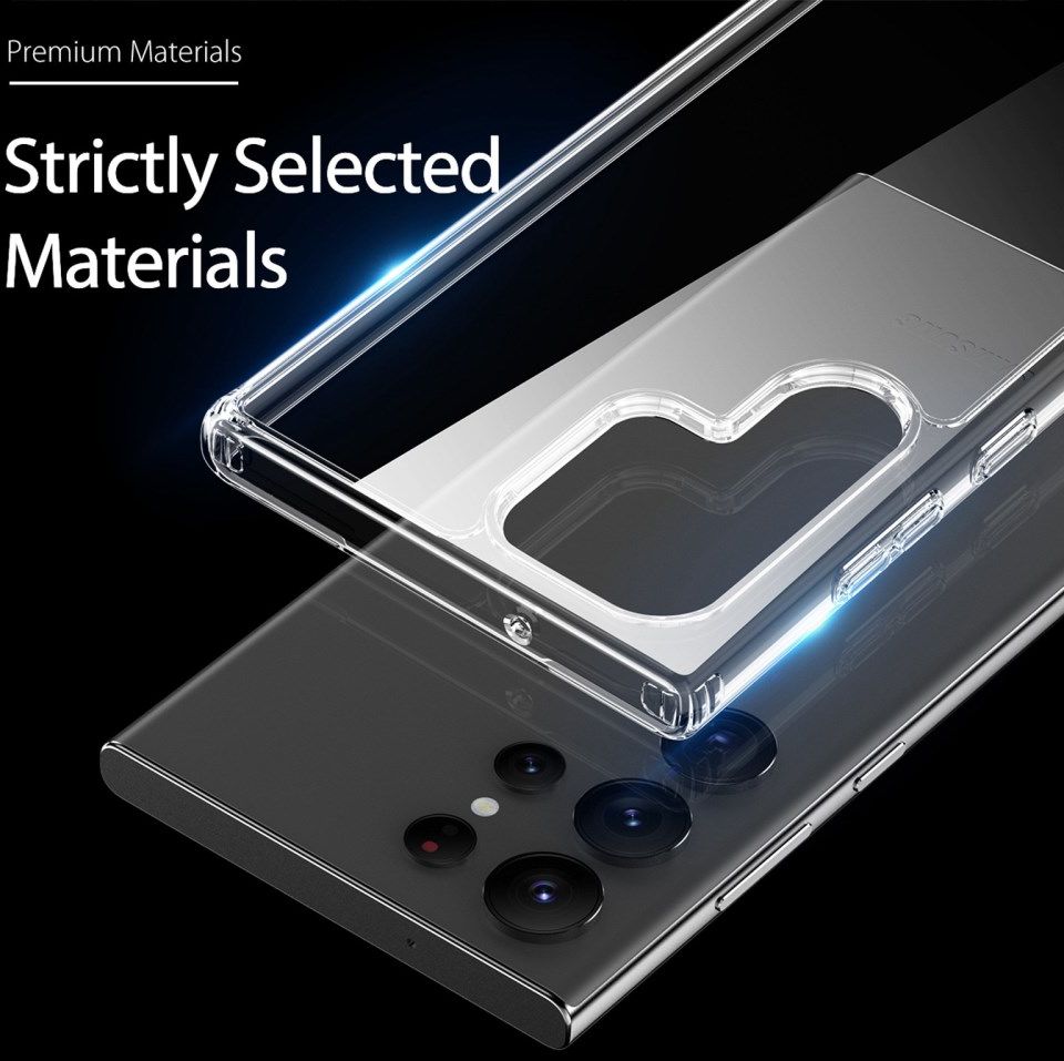 Dux Ducis Clin Samsung Galaxy S23 Ultra Hoesje Back Cover Transparant afbeelding 6