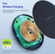 Duzzona Draadloze Oplader 15W Fast Charge met USB-C Kabel 1M Zwart afbeelding 7