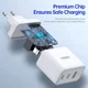 Duzzona T1 USB/USB-C GaN Snellader 65W PD 3.0/QC 3.0 Adapter Wit afbeelding 8