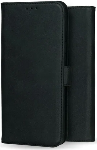 Rosso Deluxe Samsung Galaxy A54 Hoesje Echt Leer Book Case Zwart afbeelding 6