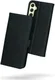 Rosso Deluxe Samsung Galaxy A54 Hoesje Echt Leer Book Case Zwart afbeelding 2