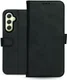 Rosso Deluxe Samsung Galaxy A54 Hoesje Echt Leer Book Case Zwart afbeelding 4
