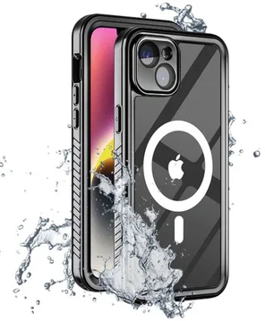 Armor X Apple iPhone 14 Hoesje Waterdicht MagSafe Transparant
