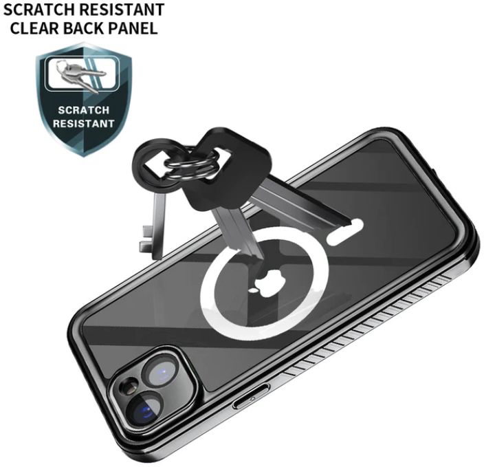 Armor X Apple iPhone 14 Hoesje Waterdicht MagSafe Transparant afbeelding 5