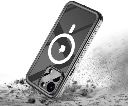 Armor X Apple iPhone 14 Pro Hoesje Waterdicht MagSafe Transparant afbeelding 3