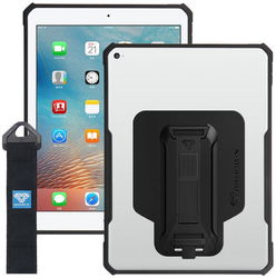 Armor-X Apple iPad 10.2 (2019/2020/2021) Hoes Shockproof Strap Zwart afbeelding