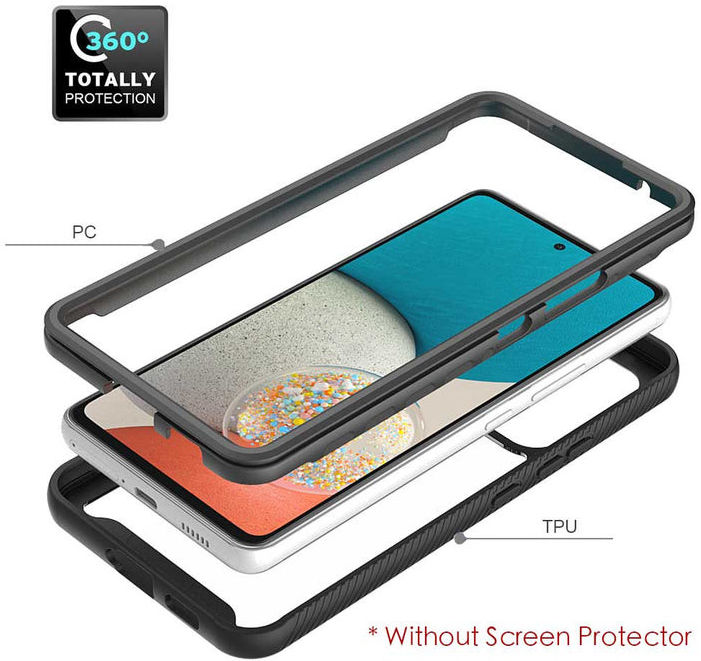 Armor X BX-Series Samsung Galaxy A53 Robuust Hoesje Zwart afbeelding 9