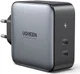UGREEN Dubbele USB-C GaN Fast Charge Adapter 100W Grijs afbeelding 1
