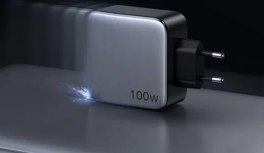 UGREEN Dubbele USB-C GaN Fast Charge Adapter 100W Grijs afbeelding 2