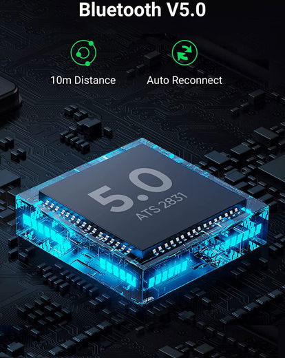 UGREEN Bluetooth 5.0 Receiver en Transmitter 3.5mm Jack Aux Adapter afbeelding 5