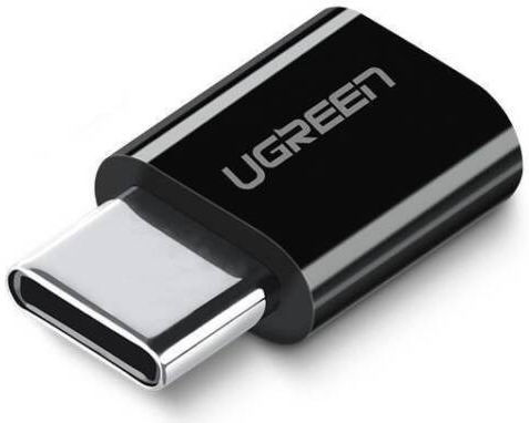 UGREEN USB-C naar Micro USB Adapter On The Go Converter Zwart afbeelding 1