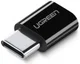 UGREEN USB-C naar Micro USB Adapter On The Go Converter Zwart afbeelding 1