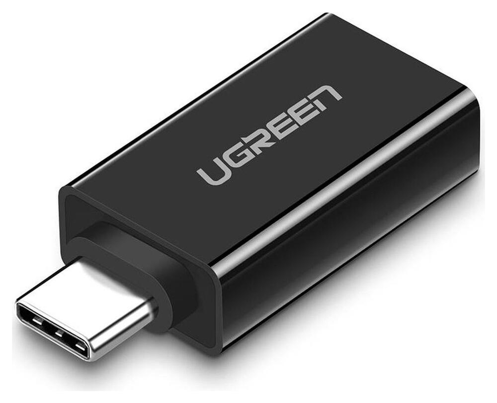 UGREEN USB-C naar USB-A 3.0 Adapter Zwart afbeelding 1