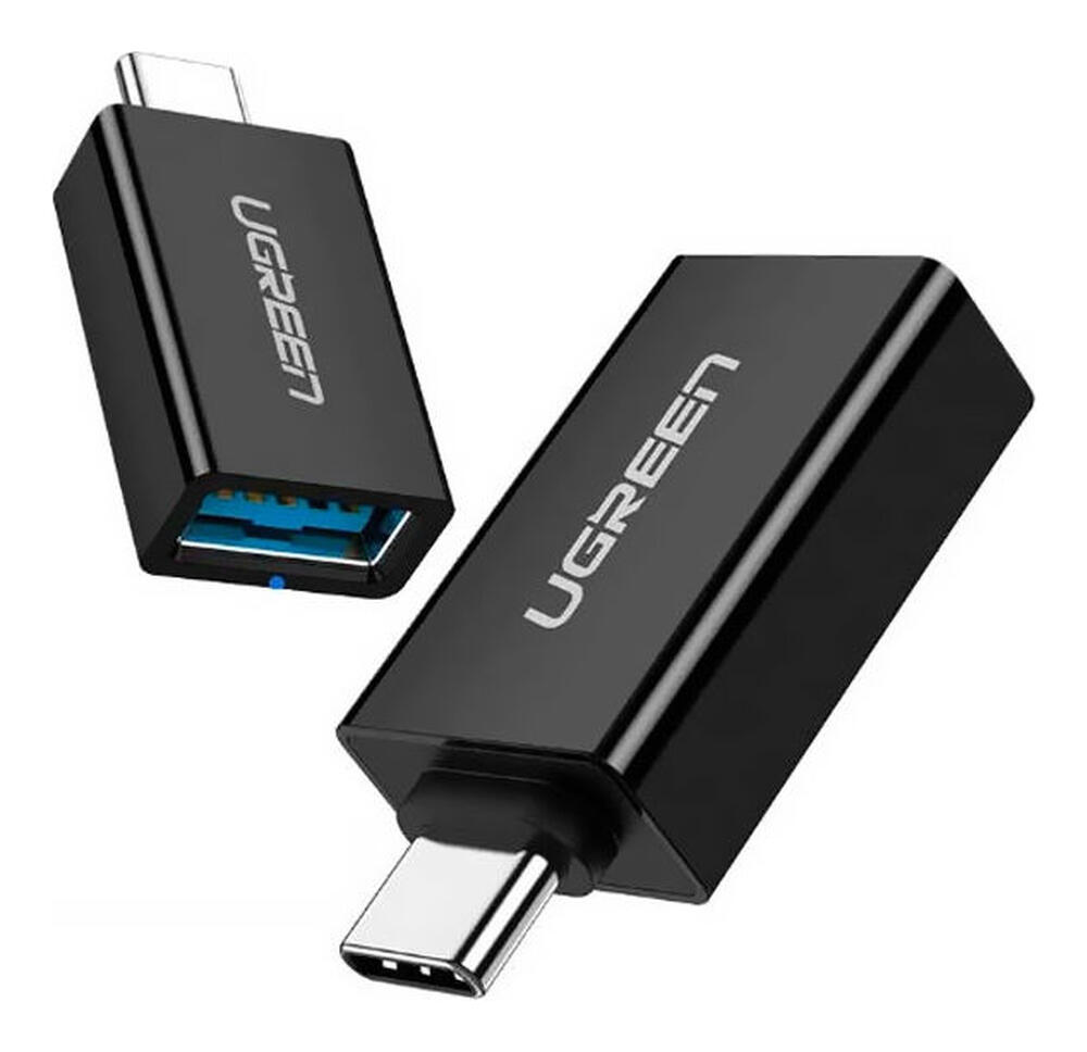 UGREEN USB-C naar USB-A 3.0 Adapter Zwart afbeelding 2