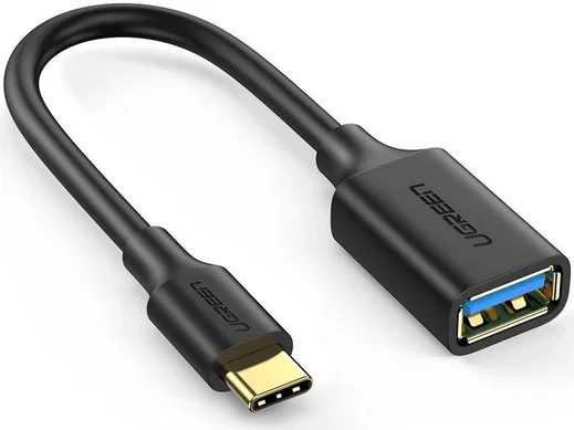 UGREEN USB-C naar USB-A 3.0 Adapter On The Go Kabel Zwart afbeelding 1
