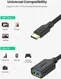 UGREEN USB-C naar USB-A 3.0 Adapter On The Go Kabel Zwart afbeelding 3