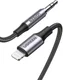 UGREEN Apple Lightning naar 3.5mm Jack Audiokabel MFi 1M Zwart afbeelding 1
