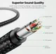 UGREEN Apple Lightning naar 3.5mm Jack Audiokabel MFi 1M Zwart afbeelding 8