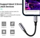 UGREEN Apple Lightning naar 3.5mm Jack Headset Adapter 10CM Zwart afbeelding 4