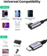 UGREEN 3A 90° MFi USB-C naar Lightning Kabel PD met Haakse Hoek 2M afbeelding 7