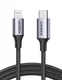 UGREEN 3A USB-C naar Apple Lightning Kabel PD 20W MFi 1M Zwart afbeelding 1