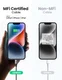 UGREEN 3A USB-C naar Apple Lightning Kabel PD 20W MFi 1M Zwart afbeelding 4