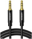 UGREEN 3.5mm Jack naar 3.5mm Jack Audio Aux Kabel Nylon 2M Zwart