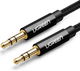 UGREEN 3.5mm Jack naar 3.5mm Jack Audio Aux Kabel Nylon 2M Zwart afbeelding 2