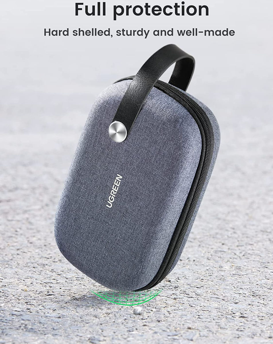 UGREEN Kabel Organizer Opbergtas voor Elektronische Accessoires Grijs afbeelding 3