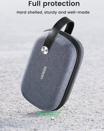 UGREEN Kabel Organizer Opbergtas voor Elektronische Accessoires Grijs afbeelding 3