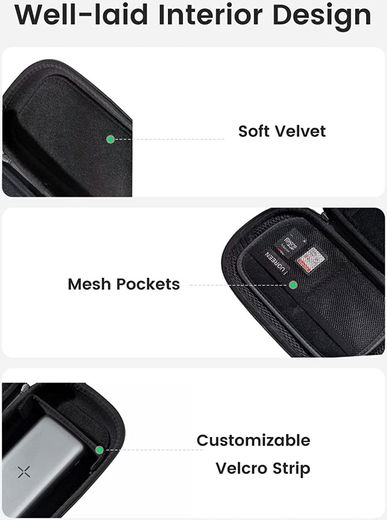 UGREEN Kabel Organizer Opbergtas voor Elektronische Accessoires Grijs afbeelding 8