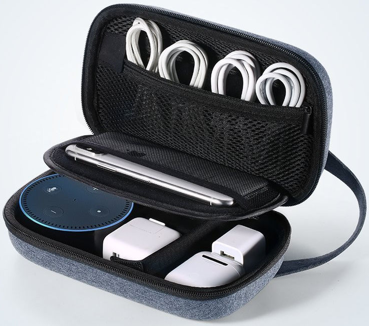 UGREEN Kabel Organizer Opbergtas voor Elektronische Accessoires Grijs afbeelding 2