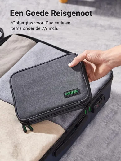 UGREEN Storage Bag Opbergtas voor Accessoires Grijs afbeelding 5