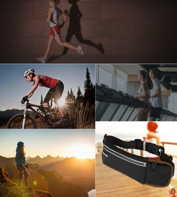 UGREEN Telefoon Hardloop Sport riem Waterbestendig Reflectiestreep Zwart afbeelding 6