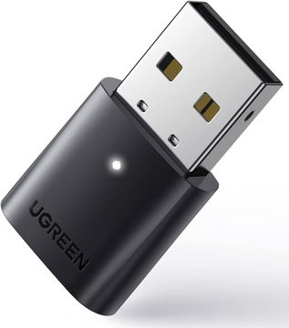 UGREEN USB Adapter Bluetooth 5.0 Receiver Zwart