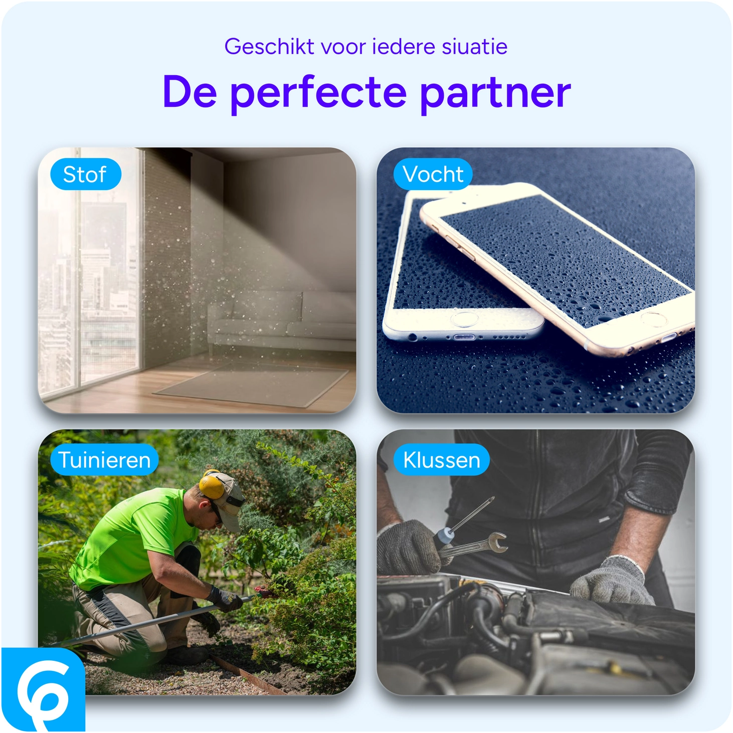 Stofdichte Plug (2-Pack) voor USB-C poort Zwart afbeelding 5