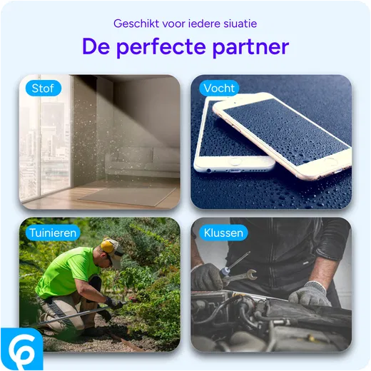 Stofdichte Plug (2-Pack) voor USB-C poort Zwart afbeelding 5